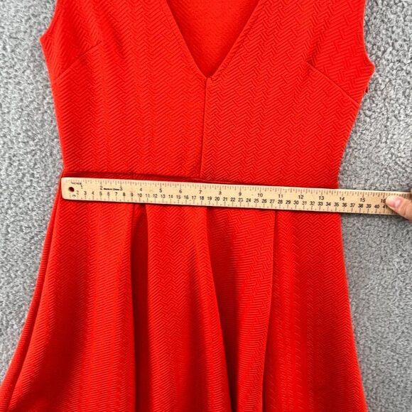 MINKPINK Orange Skater Dress Womens Small - Picture 9 of 14